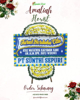 Papan Bunga Duka di Sirimau